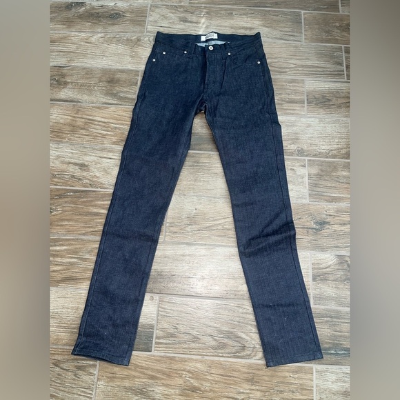 Naked and Famous Denim jeans- super guy indigo herringbone - Picture 1 of 5